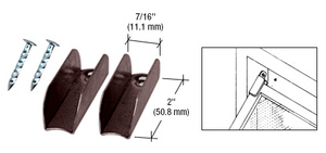 CRL Bronze Finish Jiffy Hangers with Nails - Bulk