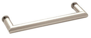 CRL Polished Nickel 18" MT Series Round Tubing Mitered Corner Single-Sided Towel Bar