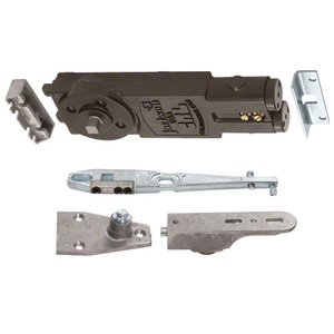 CRL Jackson® Light Duty Spring 90º Hold Open Overhead Concealed Closer with "S" Side-Load Hardware Package