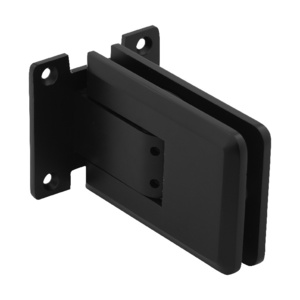 CRL Matte Black Atlas Glass Door Hinge