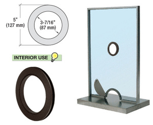 CRL Bronze Plastic Speak-Thru Hole Frame