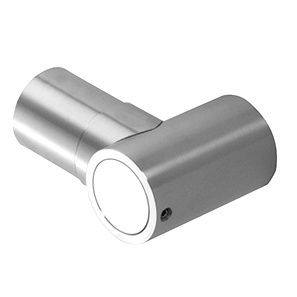 CRL Juliet 316 Brushed Stainless Replacement Round Upper Right Fitting