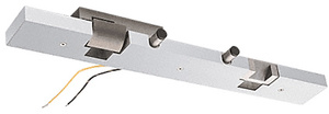 CRL Polished Stainless Left Hand Combination Strike/Keeper for Single Patch Doors