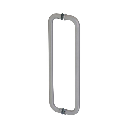 CRL Brushed Stainless 18" Glass Mounted Back-to-Back Standard Pull Handle