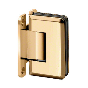 Lifetime Brass Wall Mount with "H" Back Plate Adjustable Premier Series Hinge
