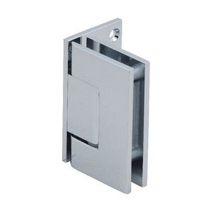 CRL Polished Chrome Geneva 044 Series Wall Mount Offset Back Plate Hinge