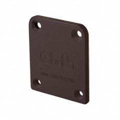 CRL Matte Bronze FB1 Series End Cap