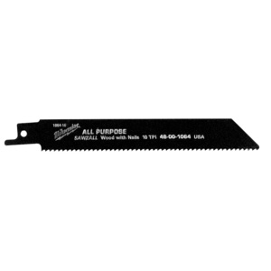 CRL Milwaukee® 6" Long 10 Teeth Per Inch Sawzall® Blade