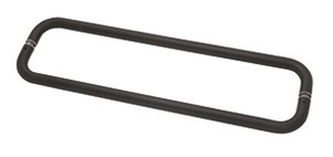 Oil Rubbed Bronze 12" Back to Back Tubular Towel Bars without Washers