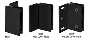 CRL Matte Black Melbourne Series Wall Mount Bracket