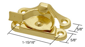 CRL Brass Window Sash Lock with 1-15/16" Screw Holes