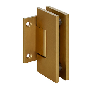 CRL Satin Brass Vienna 074 Series Wall Mount Short Back Plate Hinge