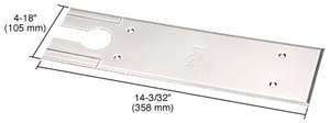 Dormakaba® Polished Stainless BTS80 Series Cover Plate