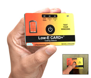 CRL AE2250 Low-E CARD+® - Replaceable Battery