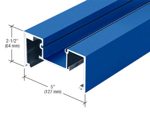 CRL-U.S. Aluminum Vertical Mullion for Series BR606, Custom Paint, 24'-2"