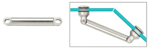 CRL 316 Brushed Stainless Optional Long Link for Column Series Swivel Fittings