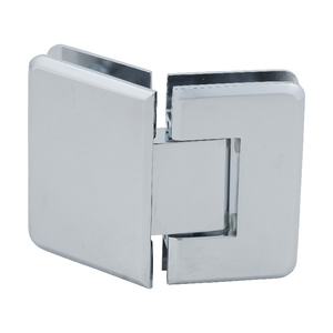 CRL Polished Chrome Pinnacle 045 Series 135 Degree Glass-to-Glass Standard Hinge