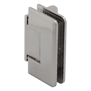 Polished Nickel Wall Mount with Offset Back Plate Majestic Series Hinge