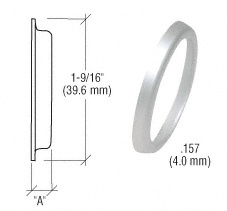 CRL Aluminum .157" Flared Cylinder Ring