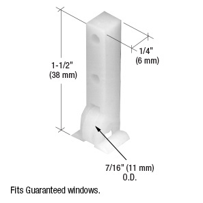 CRL 7/16" Nylon Sliding Window Roller for Guaranteed Products Windows