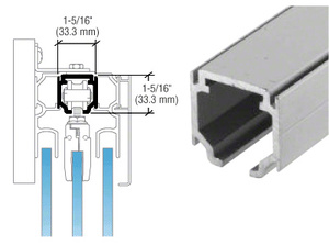 CRL51 Satin Anodized Finish Series Top Track - 118"