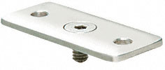 CRL Polished Stainless Optional Flat Hand Rail Adaptor Plate for Hand Railing Bracket
