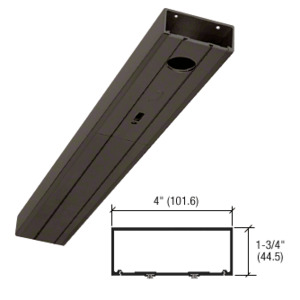 CRL-U.S. Aluminum  Bronze Anodized 1-3/4" x 4" 400 Series Prepped Door Header