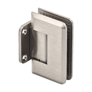 Brushed Nickel Wall Mount with Short Back Plate Premier Series Hinge