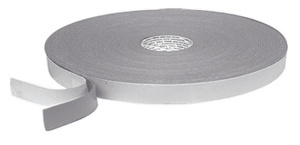 CRL Gray 1/4" x 1" Single Sided Foam Glazing Tape