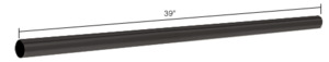 CRL Matte Black 39" Support Bar Only