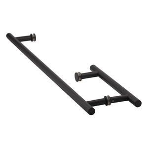 Oil Rubbed Bronze 8" X 24" Ladder Pull Towel Bar/Handle Combo