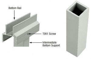 CRL Agate Gray Intermediate Bottom Support