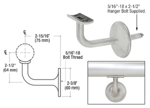 Buy SA87FBR CRL Polished Brass 3/8 Top Flat Base Glass Clip