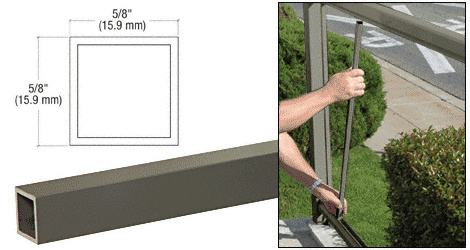 CRL Beige Gray 100 Series 36" Picket
