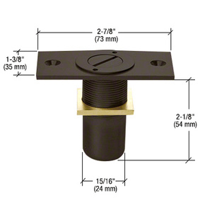 CRL Dark Bronze Dust Proof Keeper Locking Option