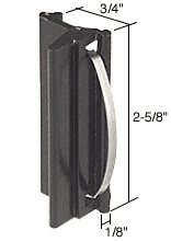 CRL Black Sliding Window Latch and Pull for Bee Cee Windows