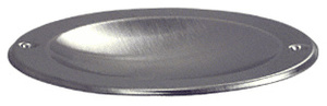 CRL Brushed Stainless Steel 4-3/4" Diameter Round Coin Tray