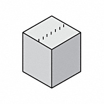 CRL-U.S. Aluminum Shallow Pocket Spandrel Adaptor for use with PW615 and pw614.