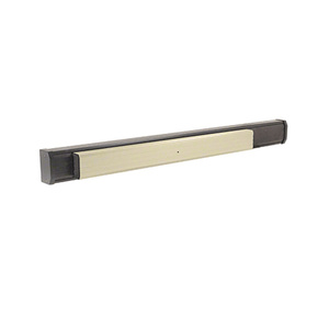 CRL Champagne 36" Jackson® 1285 Push Pad Concealed Vertical Rod Left Hand Reverse Bevel Panic Exit Device