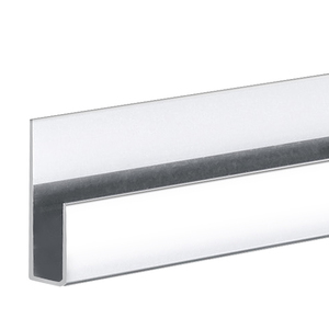 Brite Anodized 144" High Profile "J" Molding