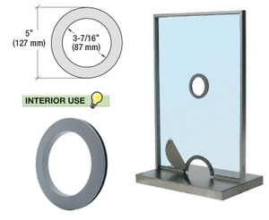 CRL Aluminum Plastic Speak-Thru Hole Frame