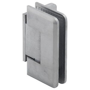Satin Chrome Wall Mount with Offset Back Plate Majestic Series Hinge