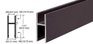 CRL Duranodic Bronze Aluminum MC610 H-Bar