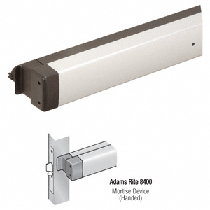 Adams Rite® 8400 Series Panic Mortise Only Right Hand 42", Clear Anodized