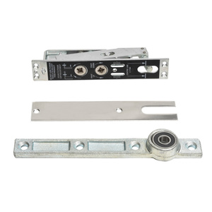CRL Jackson® Heavy-Duty Adjustable Center-Hung  Walking Beam Type Top Pivot With Polished Stainless Cover Plate