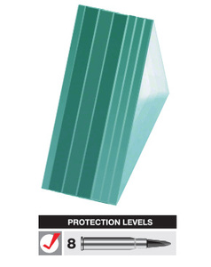 CRL Bullet Resistant Glass Clad Polycarbonate (Protection Levels 1-8)