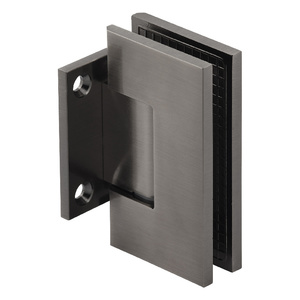 Brushed Pewter Wall Mount with Short Back Plate Maxum Series Hinge