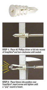 CRL Toggler® SnapSkru® Self-Drilling Drywall Regular Anchors