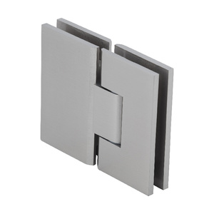 CRL Brushed Nickel Victoria 180 Degree Glass-to-Glass Series Hinge
