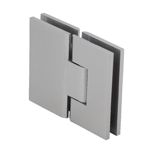 CRL Brushed Nickel Victoria 180 Degree Glass-to-Glass Series Hinge